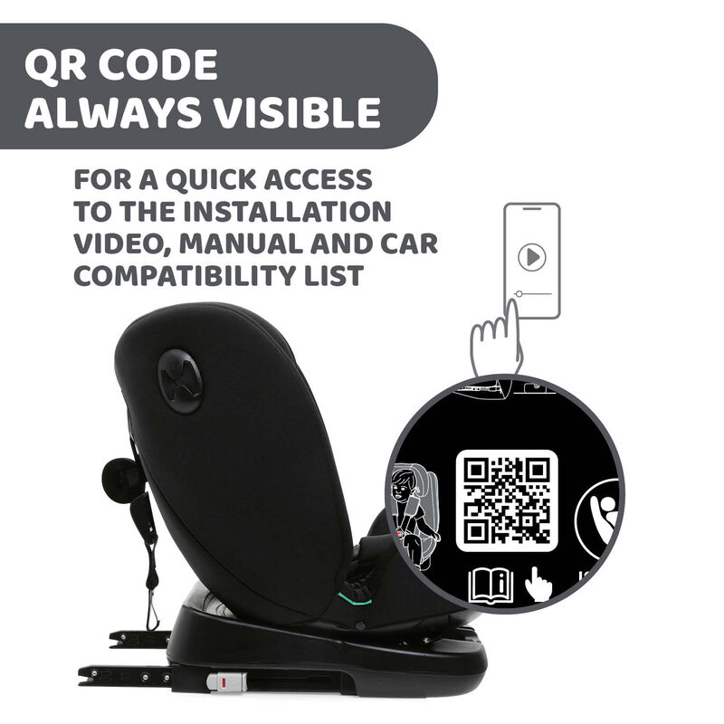 Unico Evo I-Size Black Car Seat image number 5